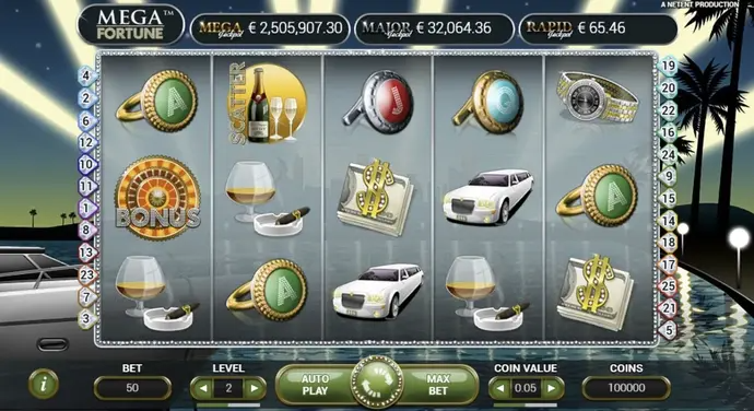 Mega Fortune at Cocoa Casino